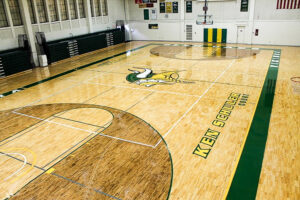Ken Schuler Court in the Viking Athletic Center